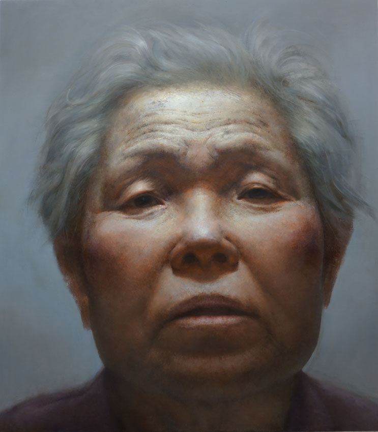 Portrait of Mother, by Yunsung Jang, 2013, oil on canvas