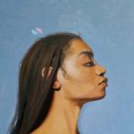 Self-Portrait VI, by Andrea Olivia, 2024, oil on canvas panel