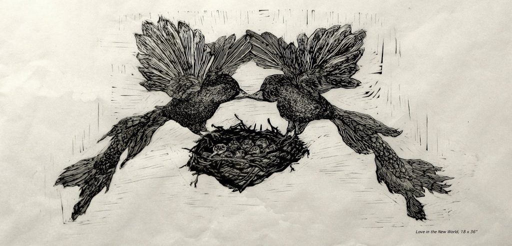 Love in the New World, by Aliene De Souza Howell, 2019