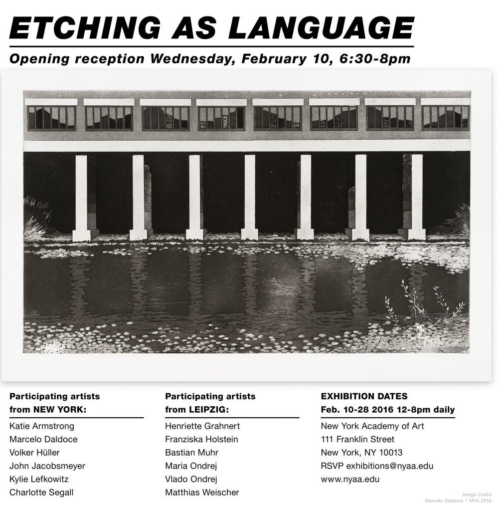 Etching as Language