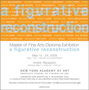 MFA Thesis Exhibition 2009