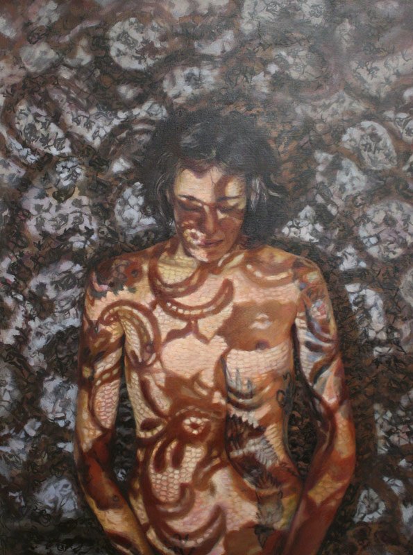 It keep me quiet by the hour, by Holly Ann Sailors, 2012, Oil on canvas