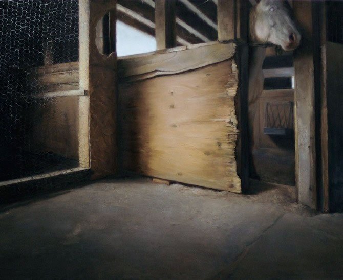 Ojo Vidrio I, by Nicholas Sanchez, 2012, Oil on linen