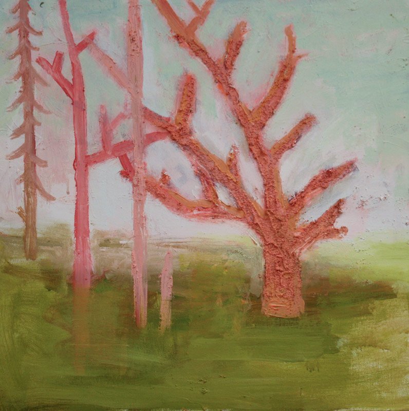 Landscape, by Nicholas Borelli, 2012, Oil on canvas