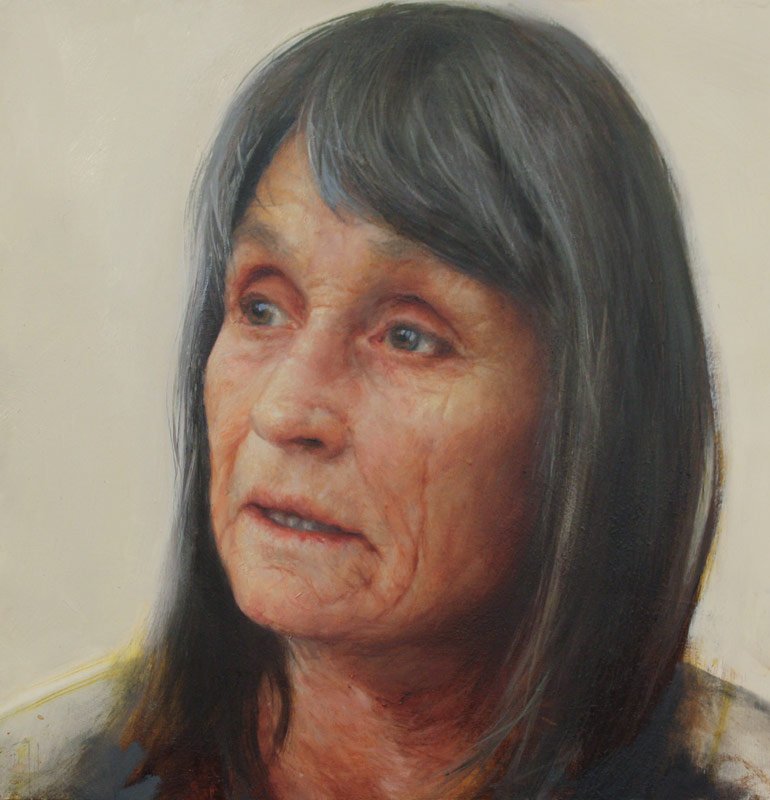 Shanti, by Aleah Chapin, 2012, Oil on panel