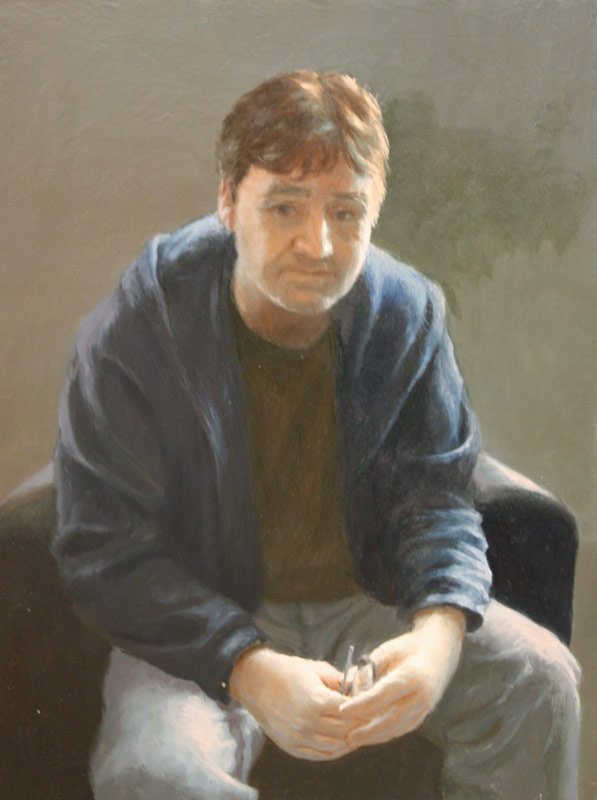 Dad, by Miguel L. Carter-Fisher, 2012, Oil on panel