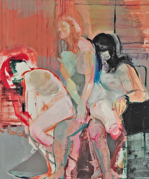 Adjoin, by Megan Ewert, 2013, Oil on linen