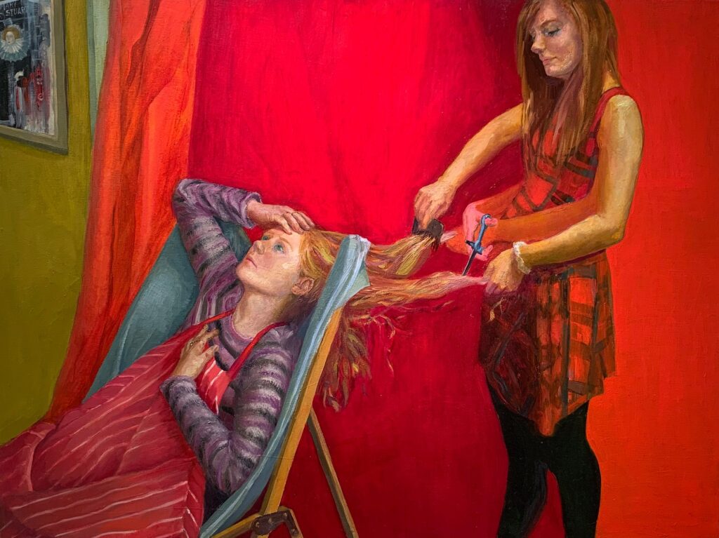 Metamorphosis, by Tatiana Akoeva, 2019, oil on canvas