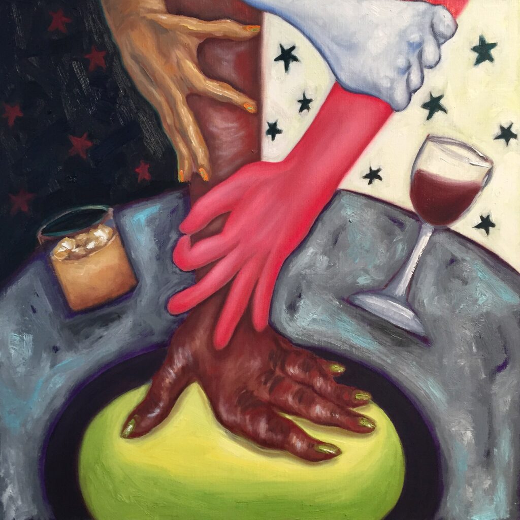 Tatiana Akoeva, Untitled, by Julie Severino, 2018, oil on panel