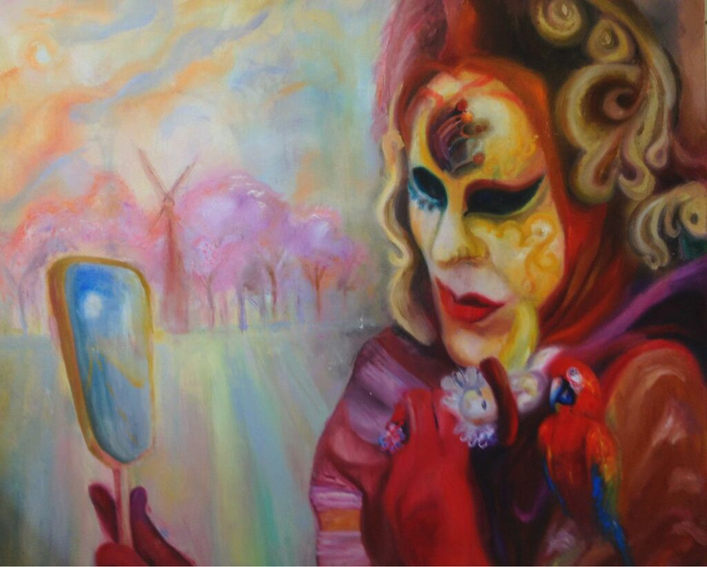 The Scientist, by Lia Ali, 2013, Oil on linen