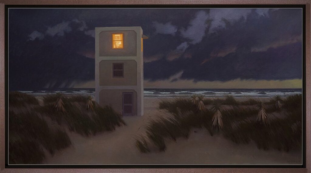 Refuge, by Luke Allsbrook, 2019, oil on canvas