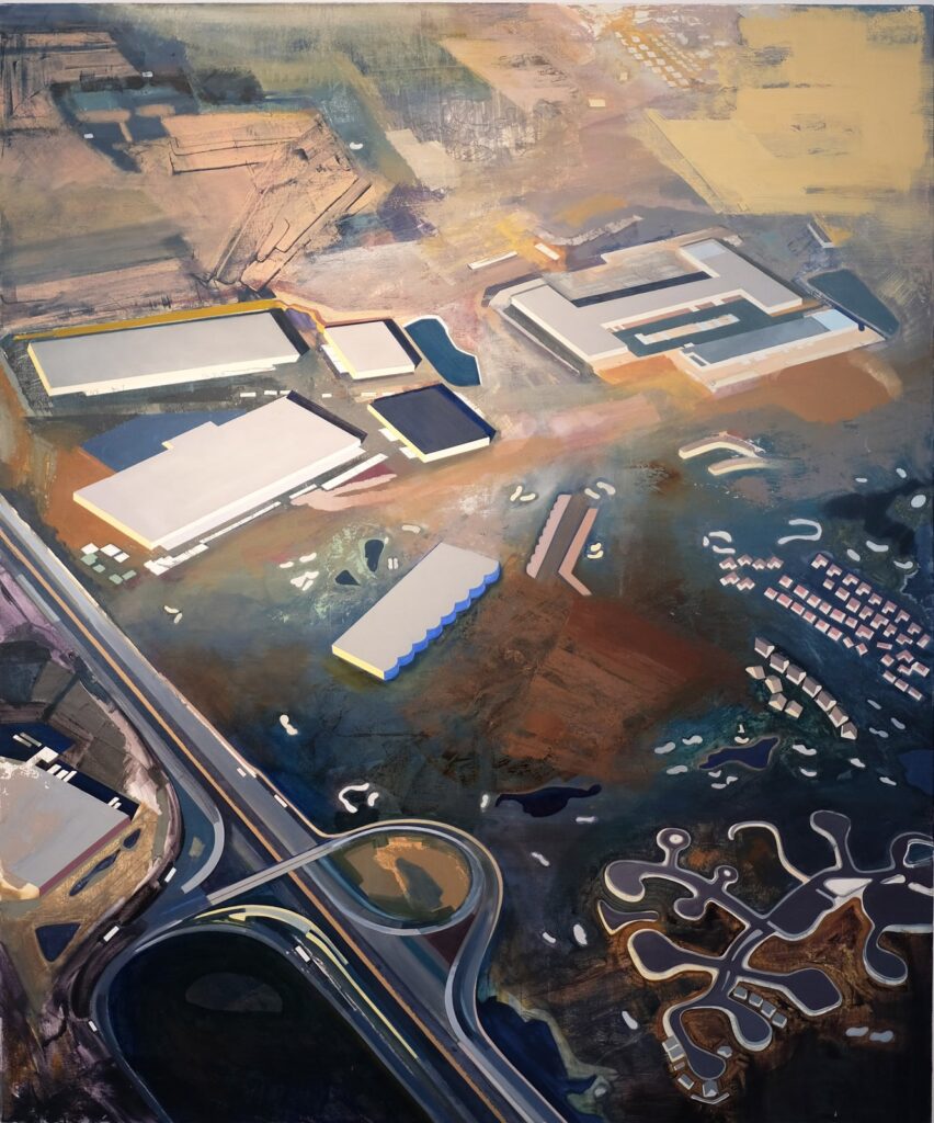 Untitled, by Amina Kerimova, 2017, Oil on canvas