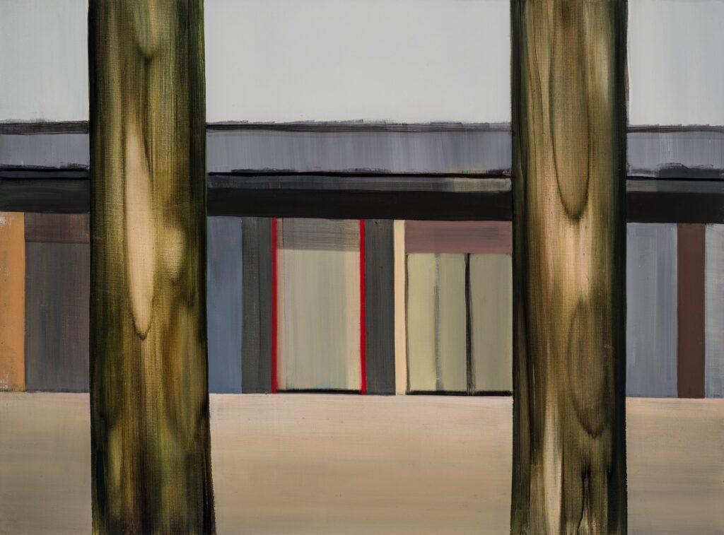 Beijing Landscape, by Amina Kerimova, 2016, oil on linen
