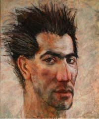 I Myself. Nothing, by Amir Hossein Ebnoddin, 2006, mixed media