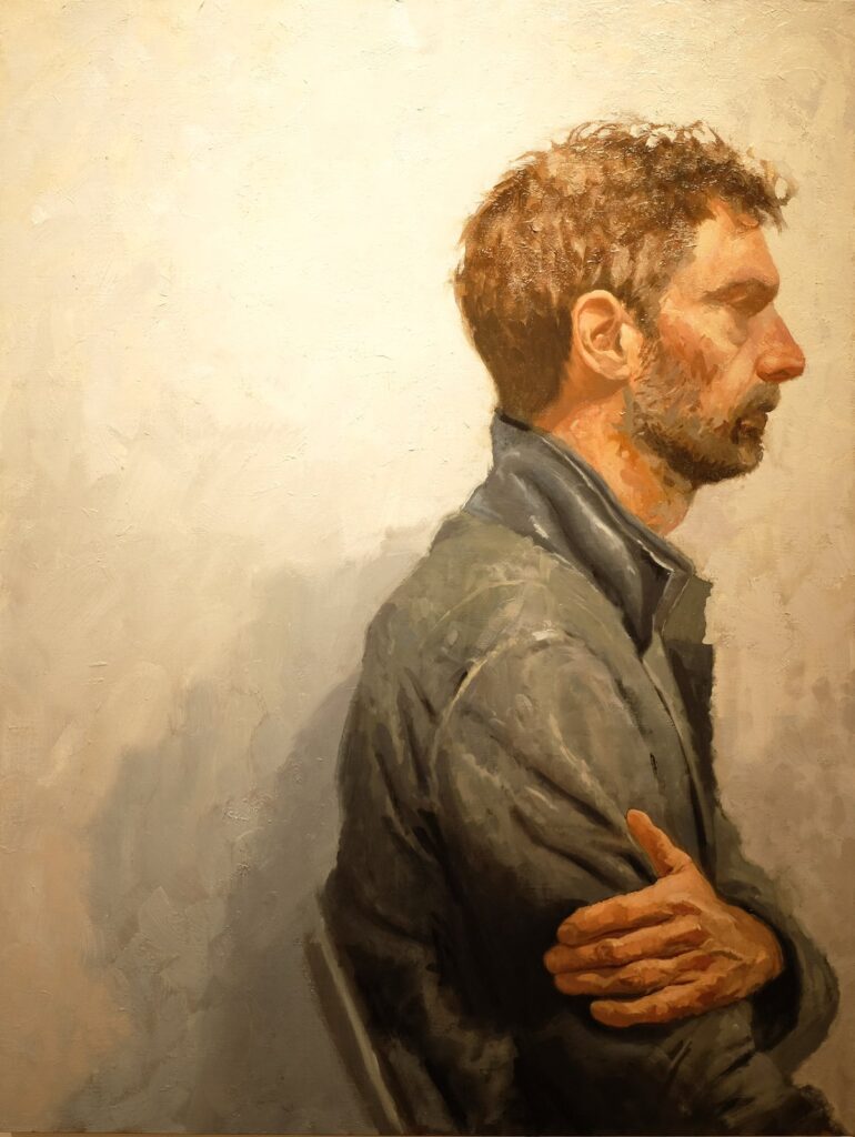 Framed, by Anders Fernbach, 2017, Oil on linen