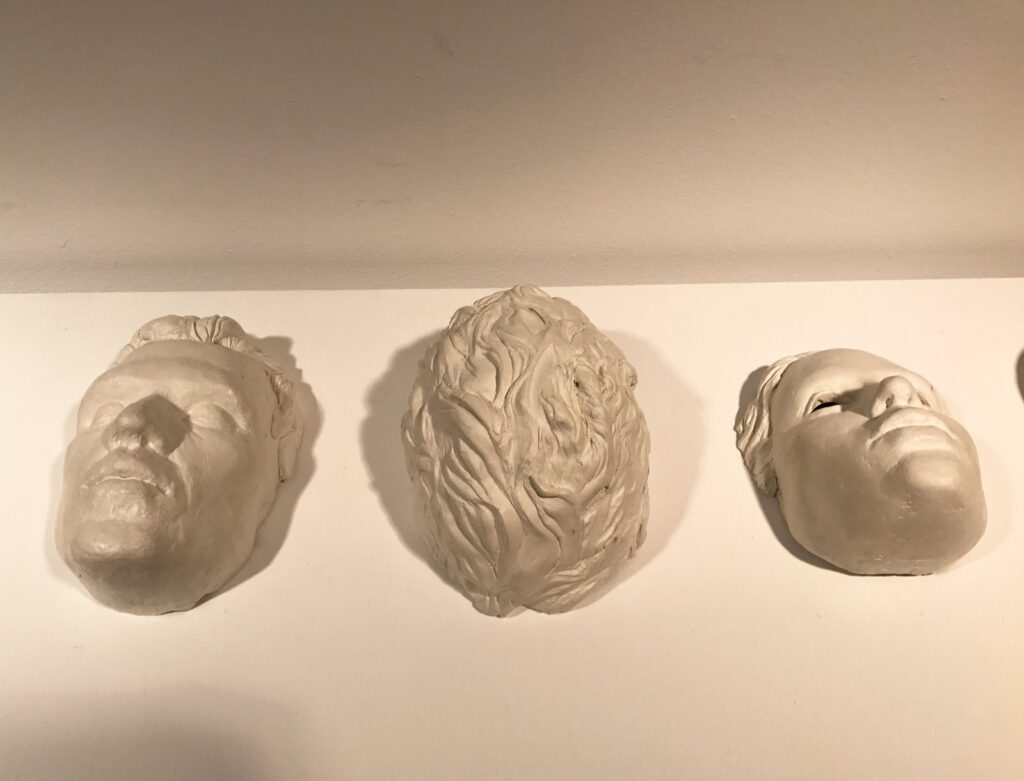 Vessels, by Atalanta Arden-Miller, 2017, clay, dimensions variable; detail