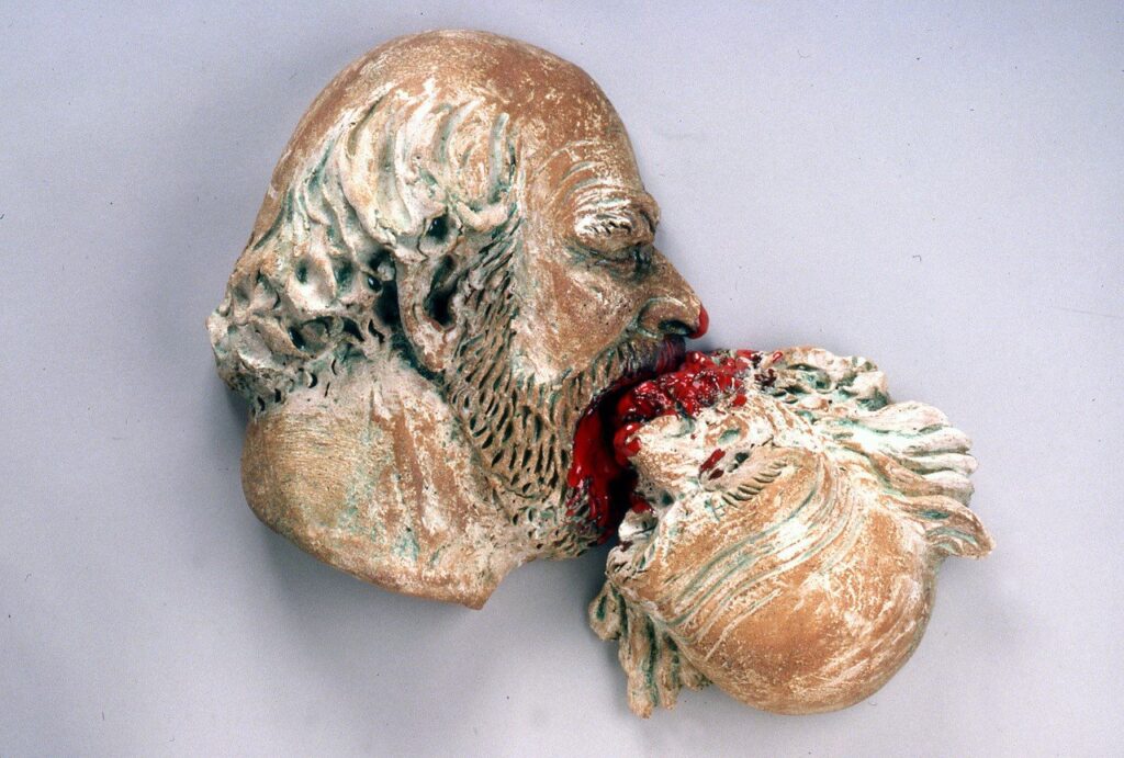 Head Eater, by Robert Arneson, 1991