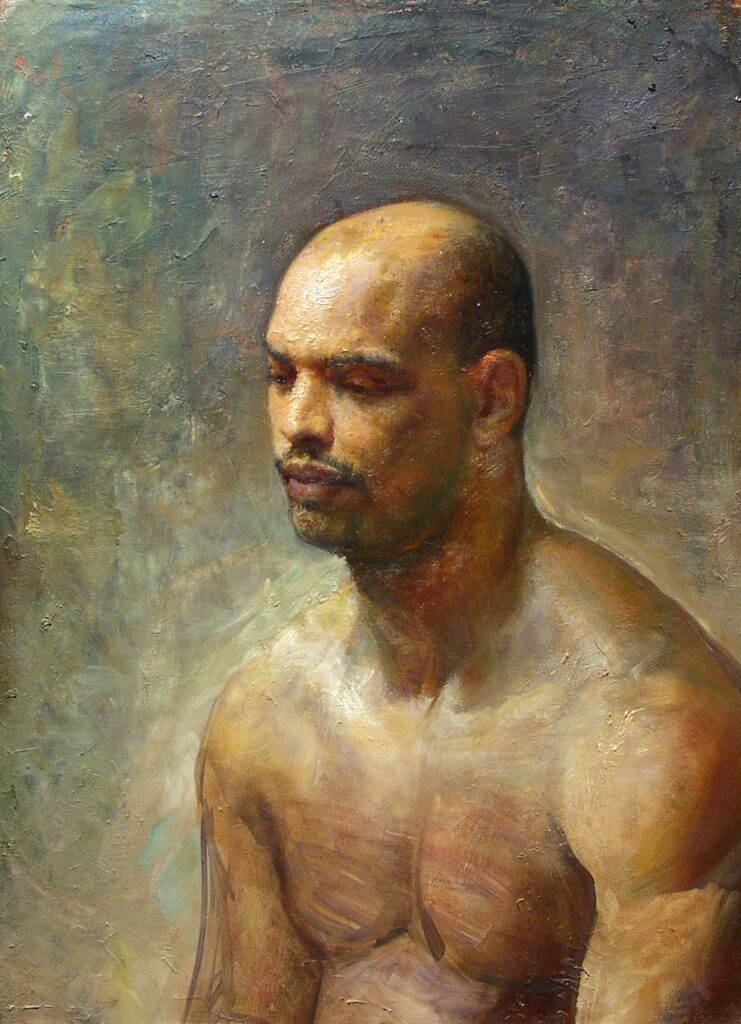 Owen, by Steven Assael, 1995, Oil on canvas