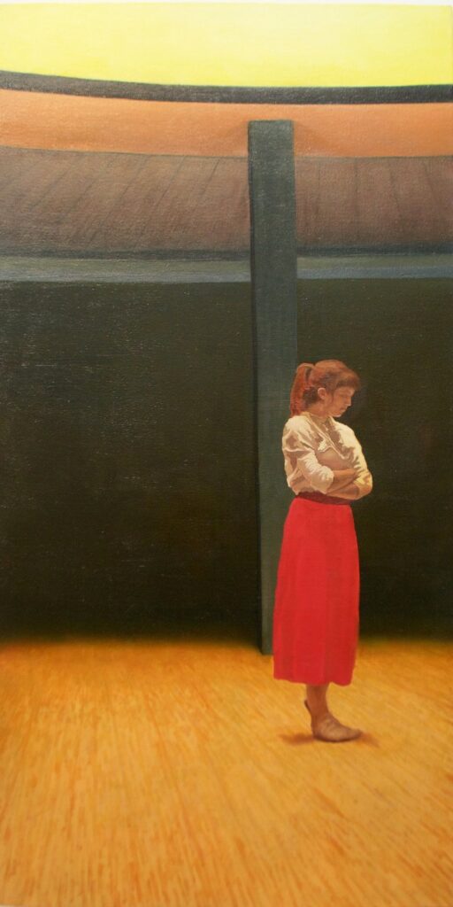 Museo De Arte Moderno, by Walker Augustyniak, 2017, Oil on panel