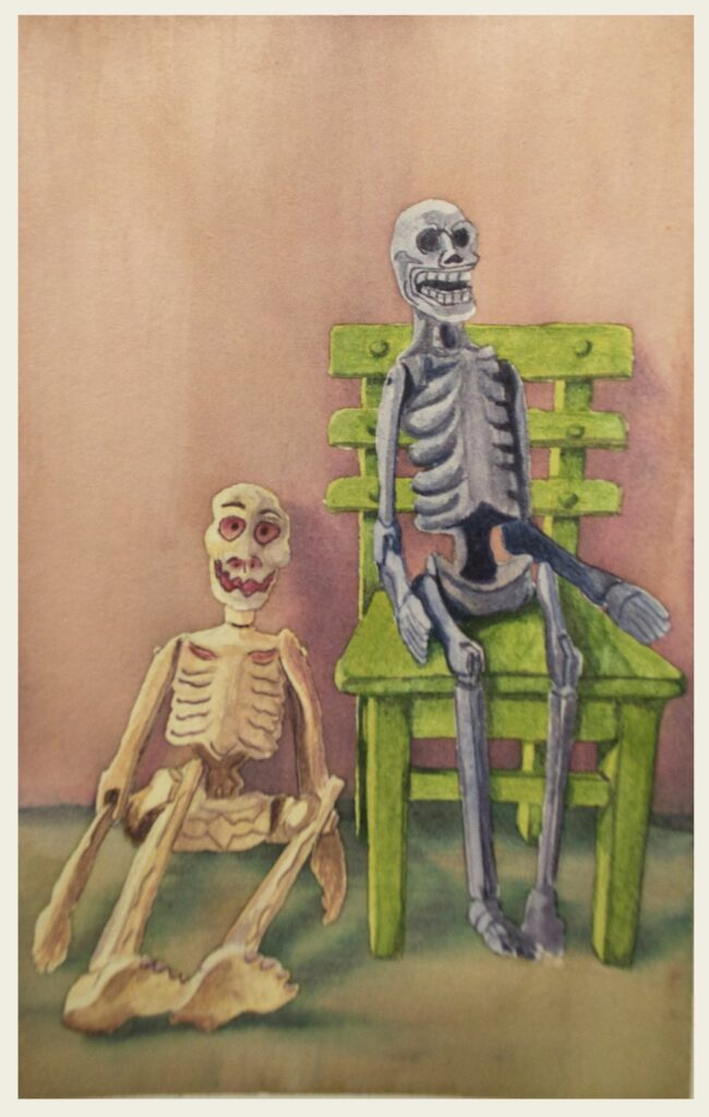 "Roommates.", by Walker Augustyniak, 2017, Watercolor on hot pressed paper