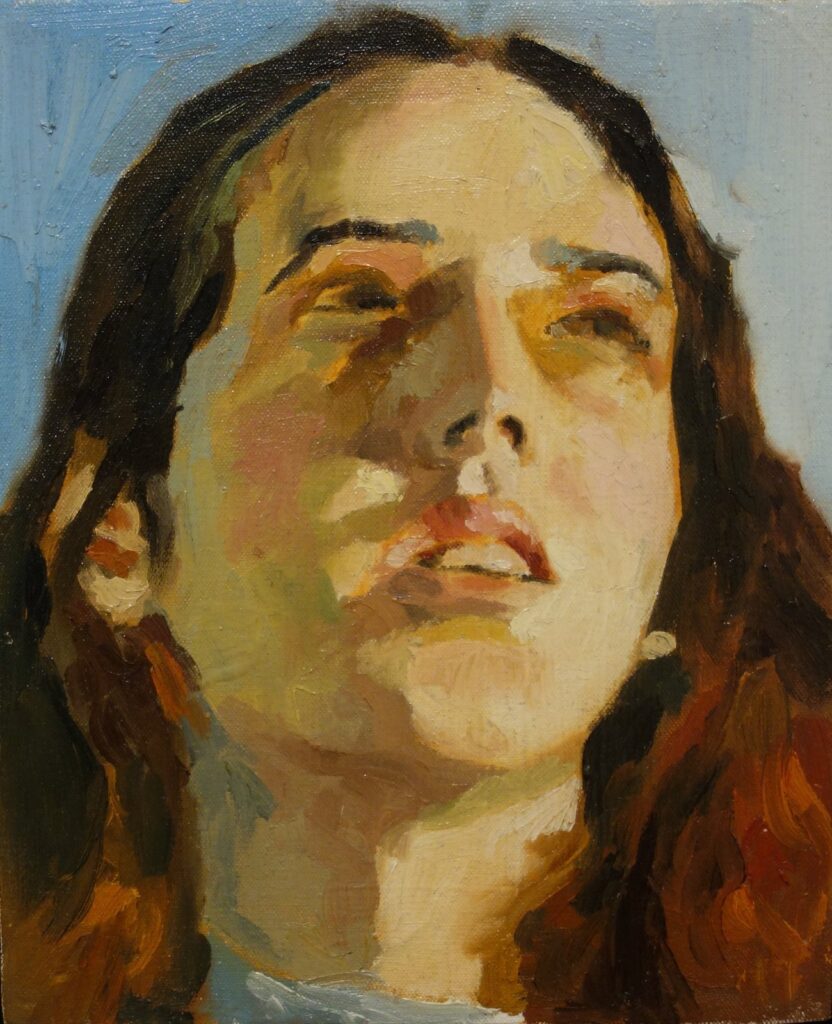 Lacinda, by Scott Avett, 2001, Oil on canvas