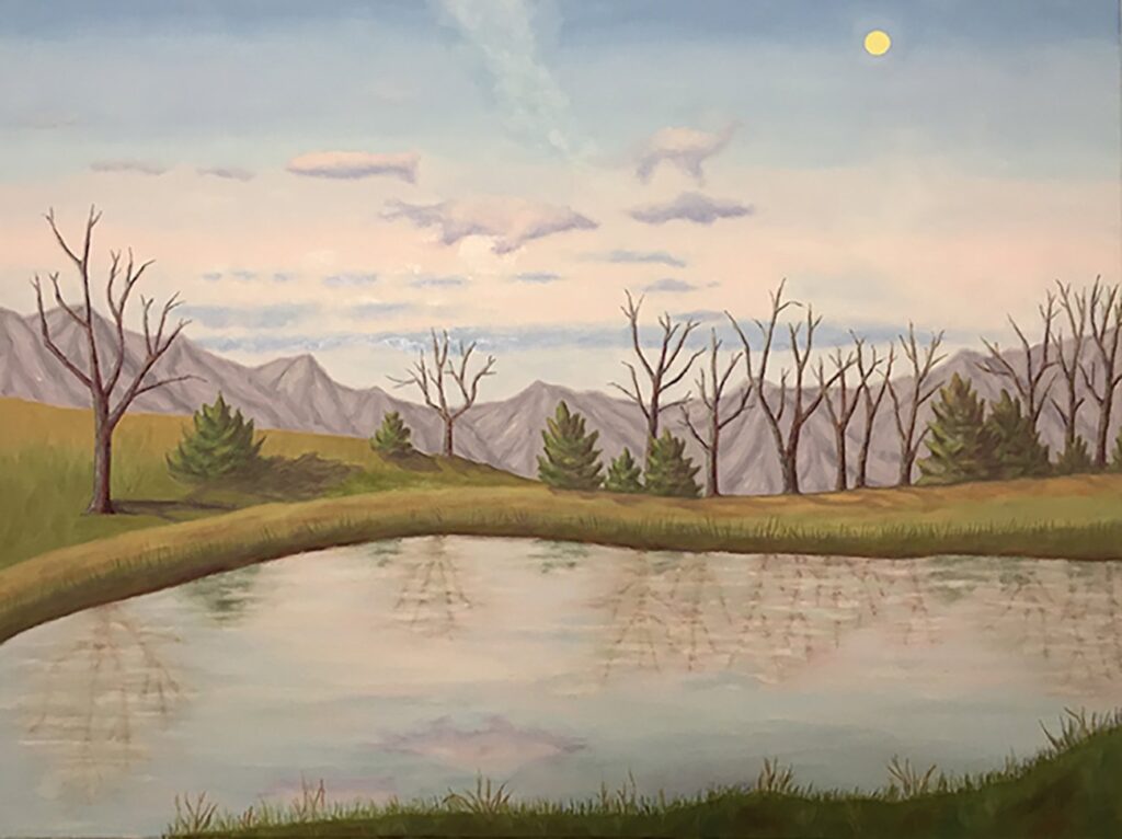 Daydreams, by Julie Barbeau, 2021, oil on canvas