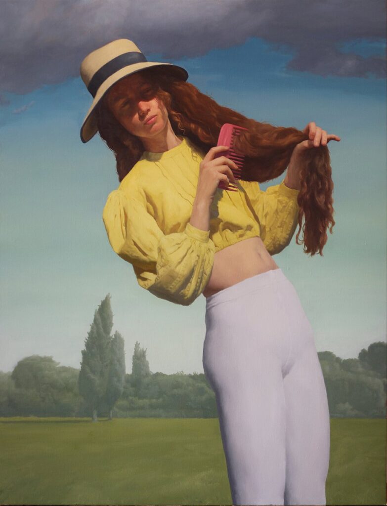 Knots, by Aidan Barker-Hill, 2021, oil on linen