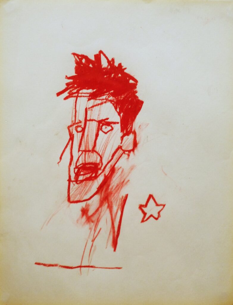 Untitled [Red Man], by Jean-Michel Basquiat, 1981