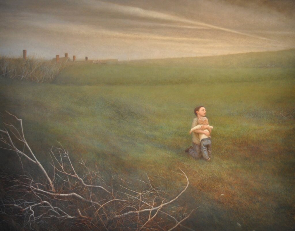 Carried Away, by Tamalin Baumgarten, 2014, Oil on panel