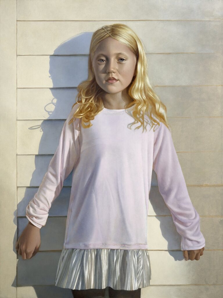 Lucy, by Tamalin Baumgarten, 2019, oil on panel