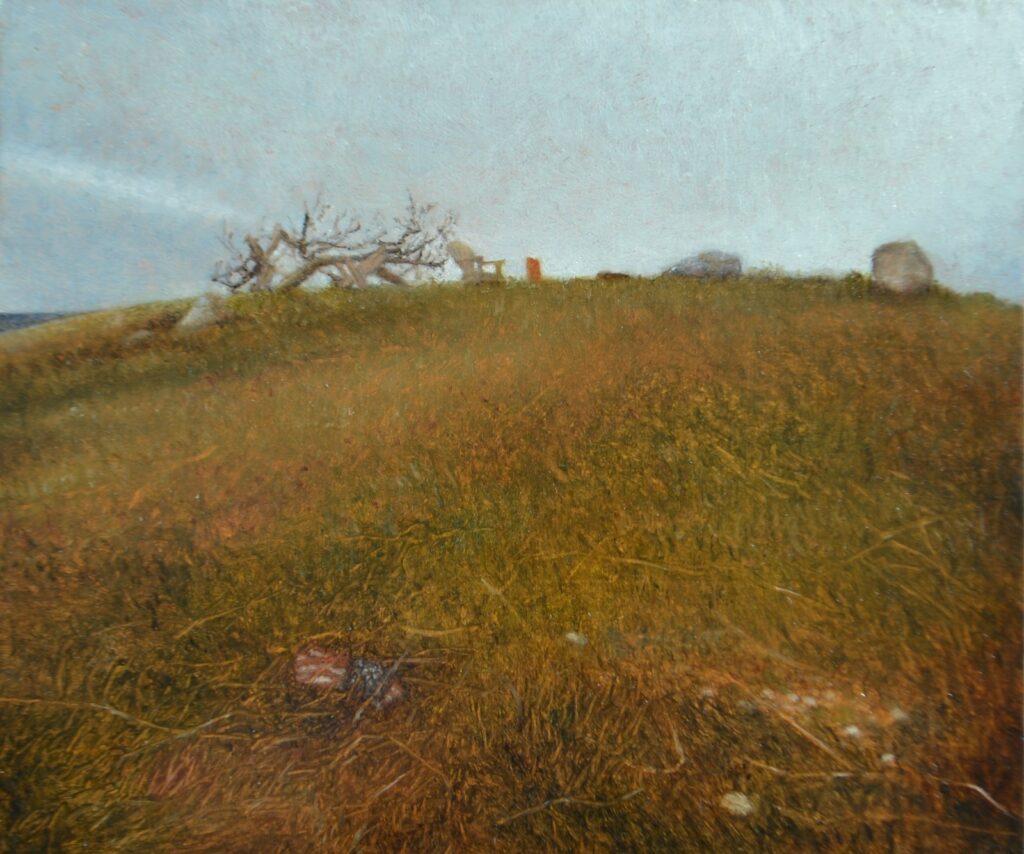 Wedding Hill, by Tamalin Baumgarten, 2014, Oil on panel