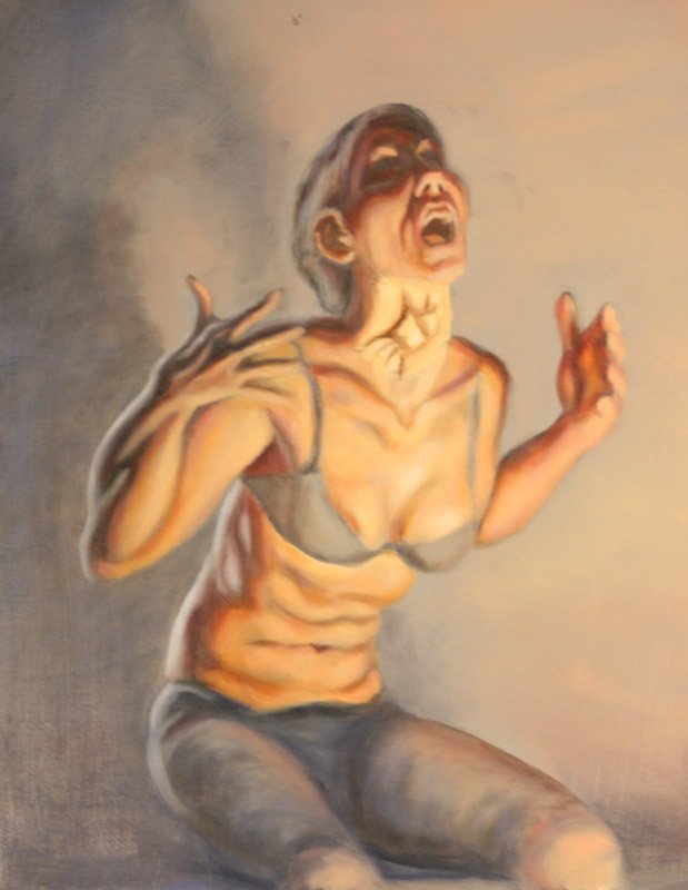 Knot, by Sarah Beatty, 2011, Oil on board