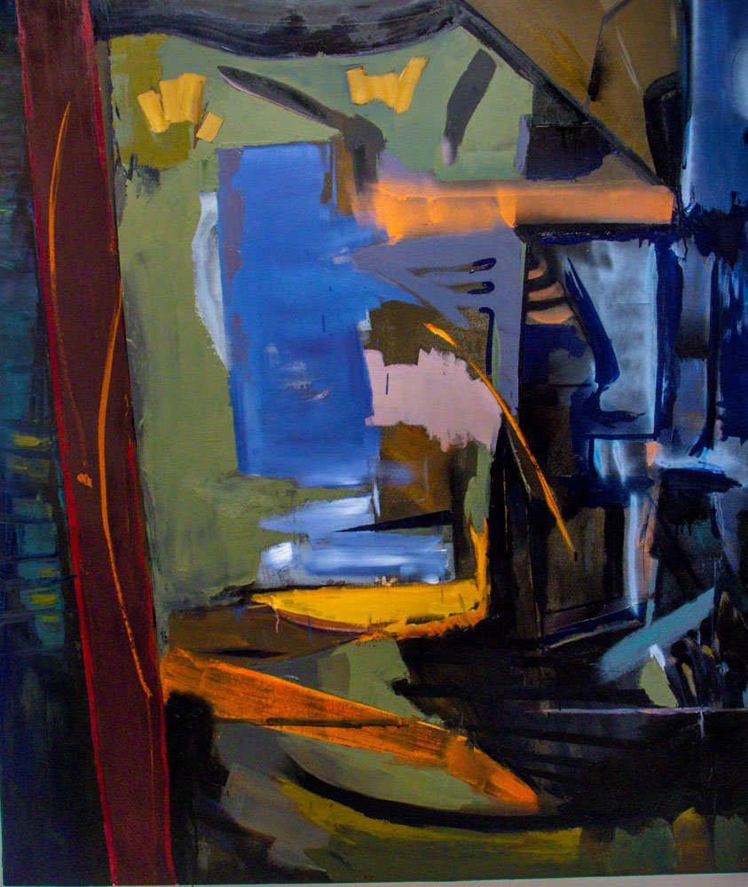 28 Havemeyer II, by Jonathan Beer, 2013, Oil paint, spray paint, enamel paint on canvas