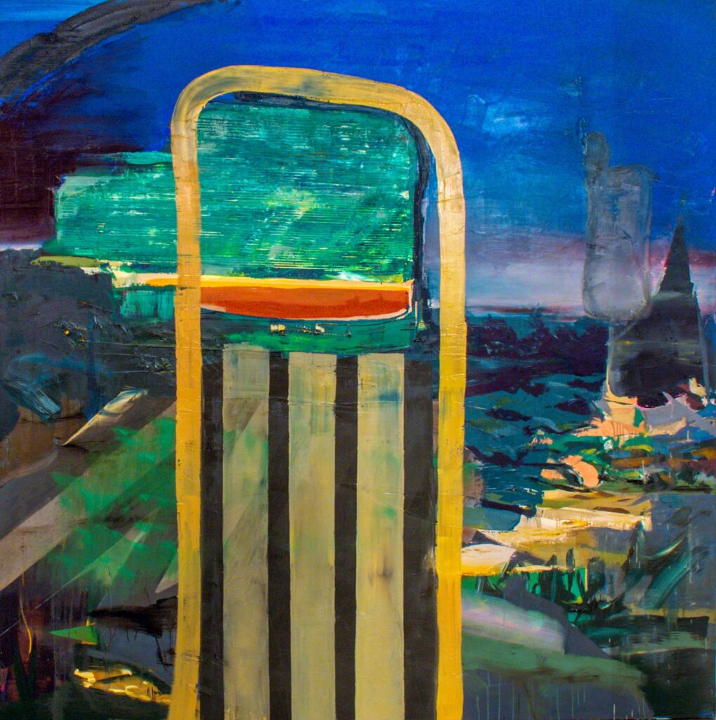 False Flag, by Jonathan Beer, 2013, Oil on canvas