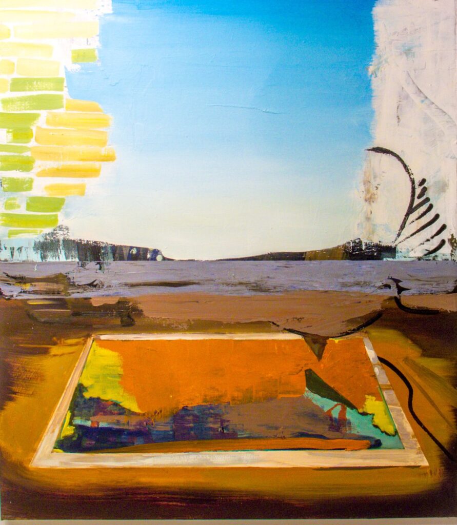 Mapmaker, by Jonathan Beer, 2013, Oil on canvas
