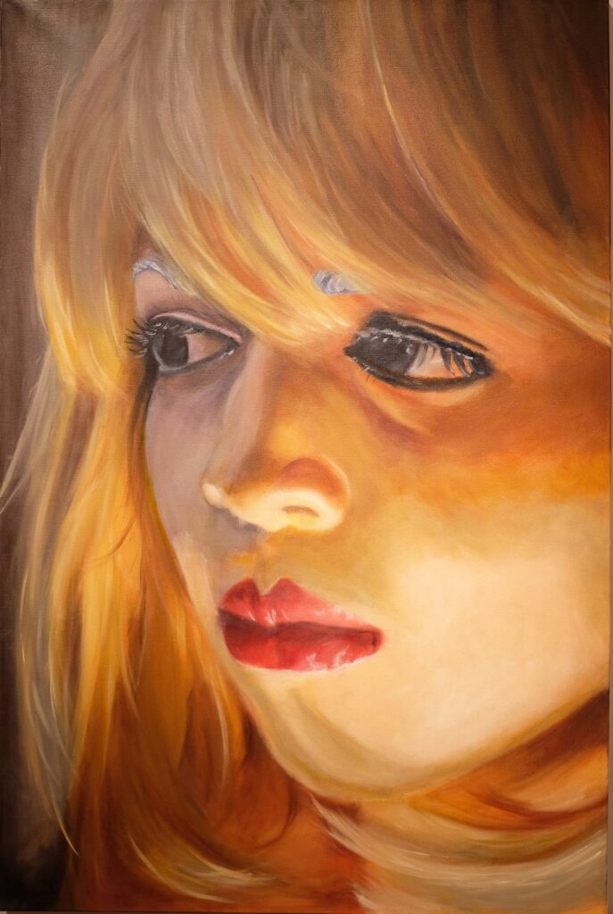 Dreaming of Being White, by Berenice Bell, 2017, Oil on canvas