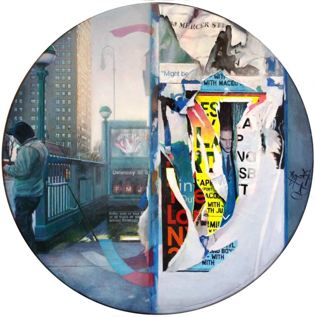 Might Be, by Daniel Bilodeau, 2015, Oil on paper and board
