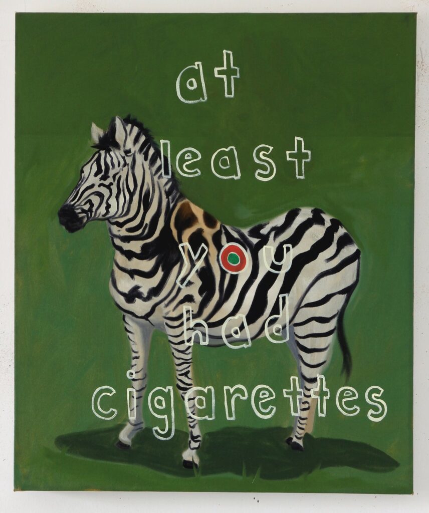 Zebra?, by William Bolton, 2016, Oil on canvas