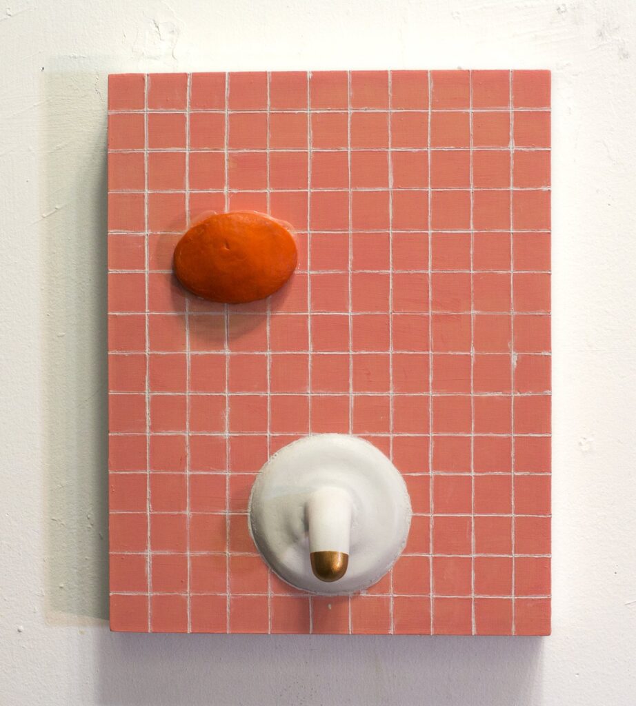 Spout, by Charlie Boots, 2016, Acrylic on panel