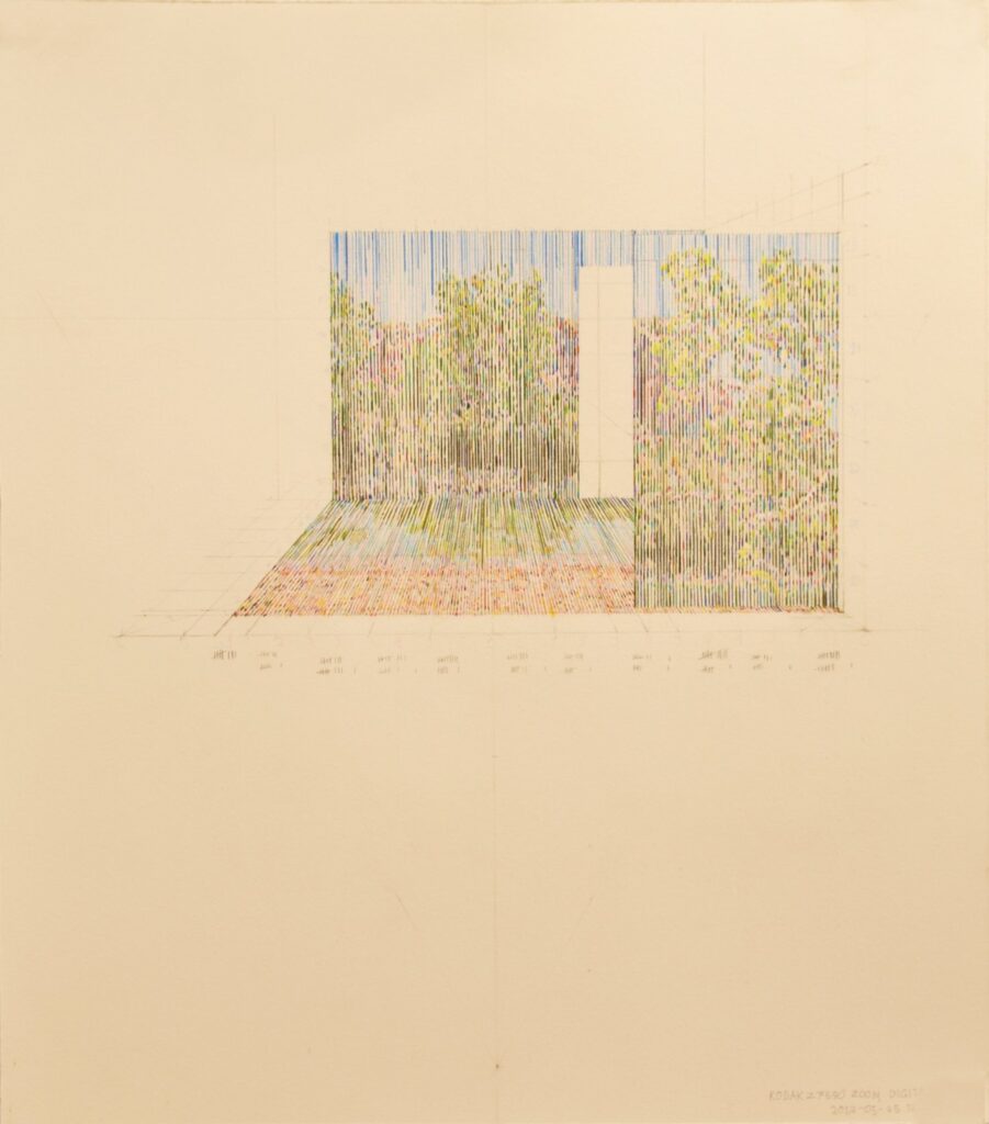 Kodak 27590 Zoom Digital Camera, by Charlie Boots, 2012, pencil on paper