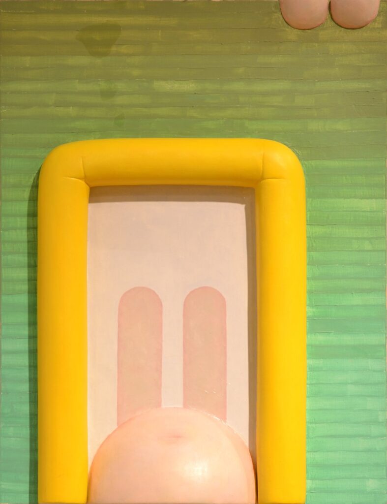 Swimming Pool, by Charlie Boots, 2016, Acrylic on panel