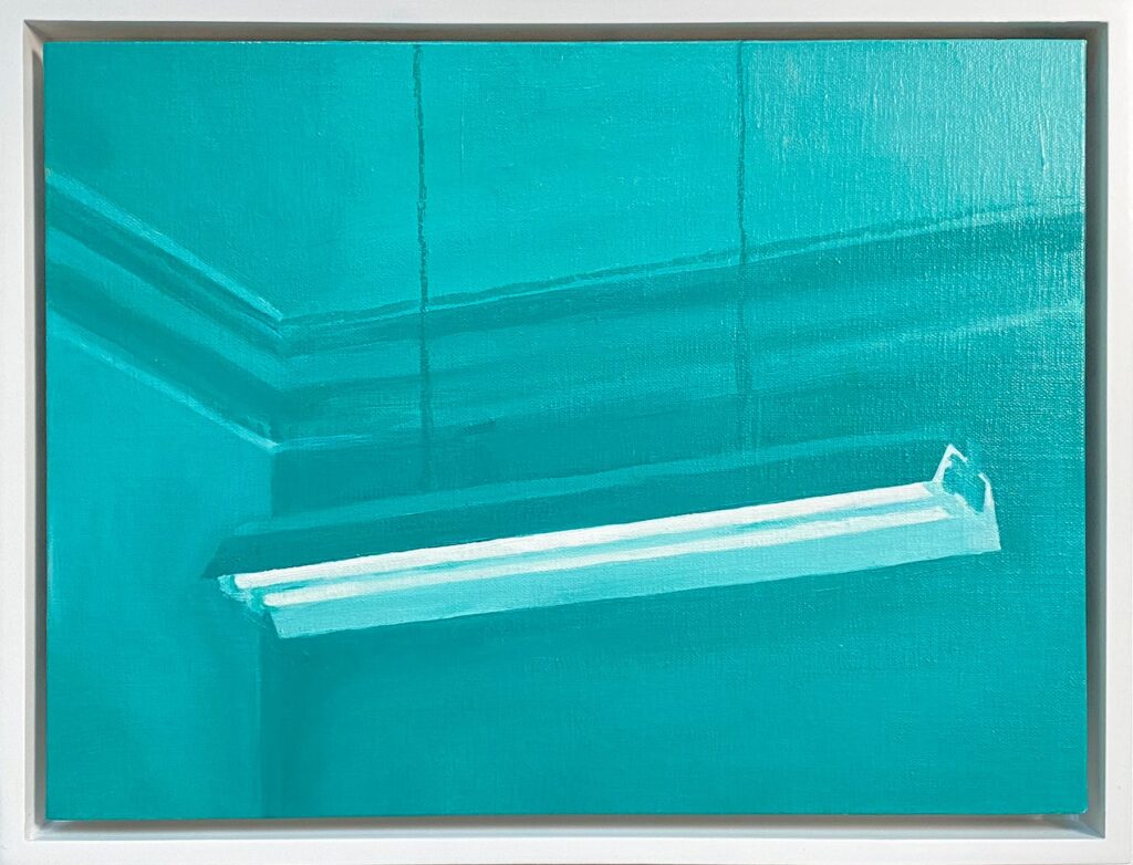 Fluorescent, by Sydney Bowers, 2019, oil on linen