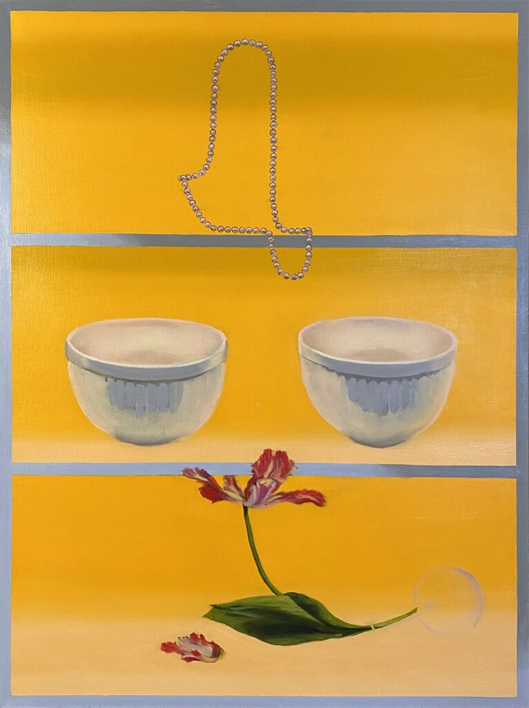 Glass Ceiling, by Sydney Bowers, 2019, oil on linen