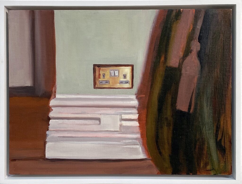 Outlet, by Sydney Bowers, 2019, oil on linen
