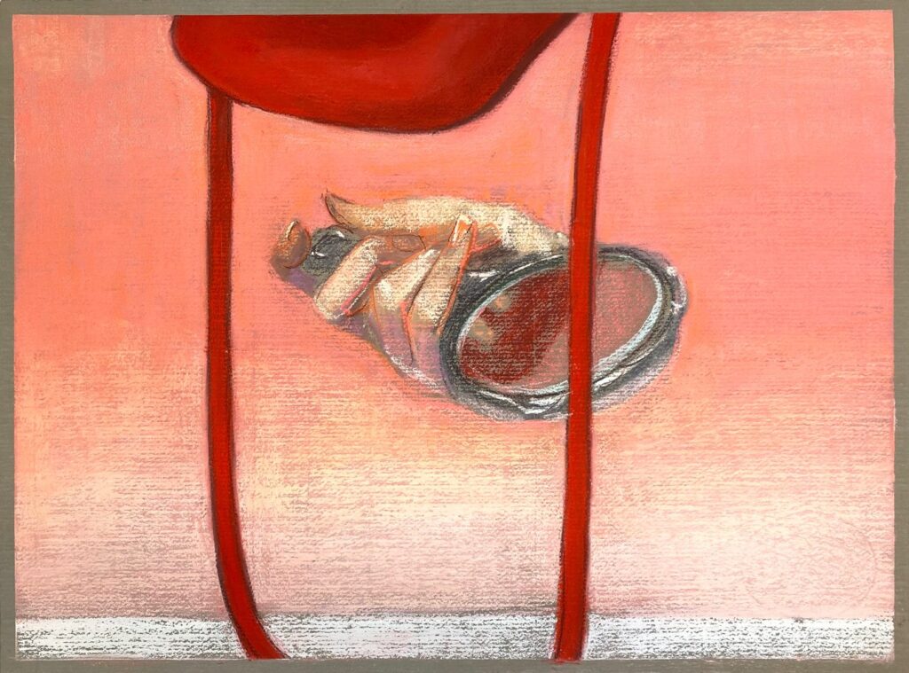 by Sydney Bowers, 2020, Pastel, 2020, pastel on paper