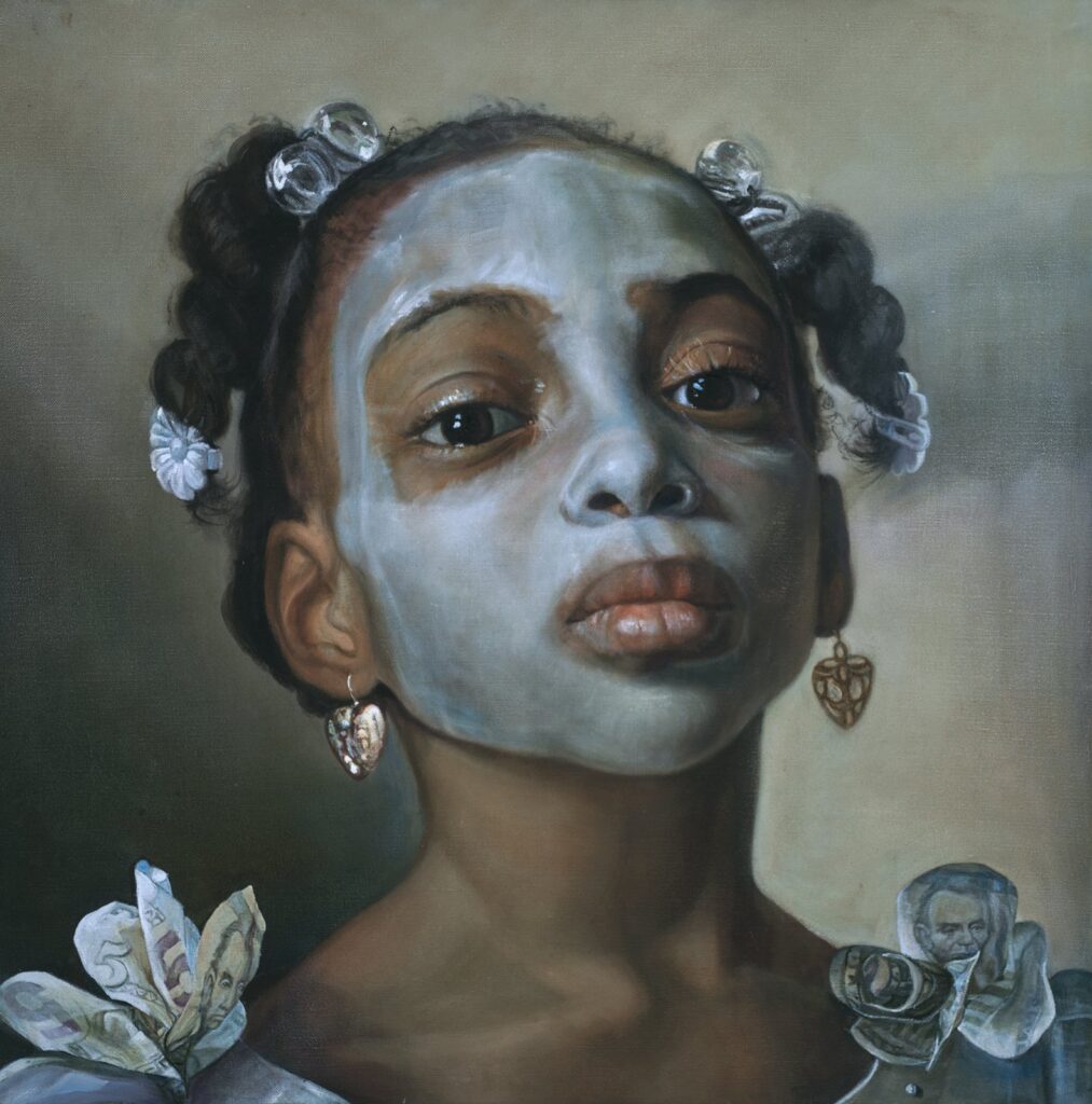 Tiny Dancer, by Margaret Bowland, 2016, Oil on linen