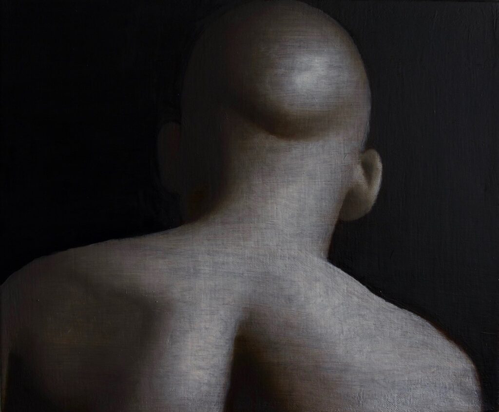 Head Study I, by Todd Bradway, 2017, Oil on canvas
