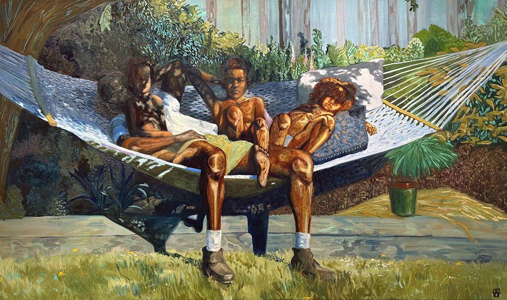 Grounded, by Adrian Brandon, 2024, oil on linen