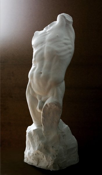 Male torso, by Joseph Brickey, 2012