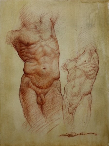 Torso Study, by Joseph Brickey, 2012